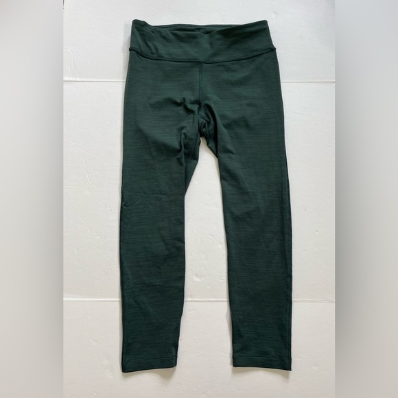 Outdoor Voices Cropped Leggings Size Medium Green - Picture 1 of 6